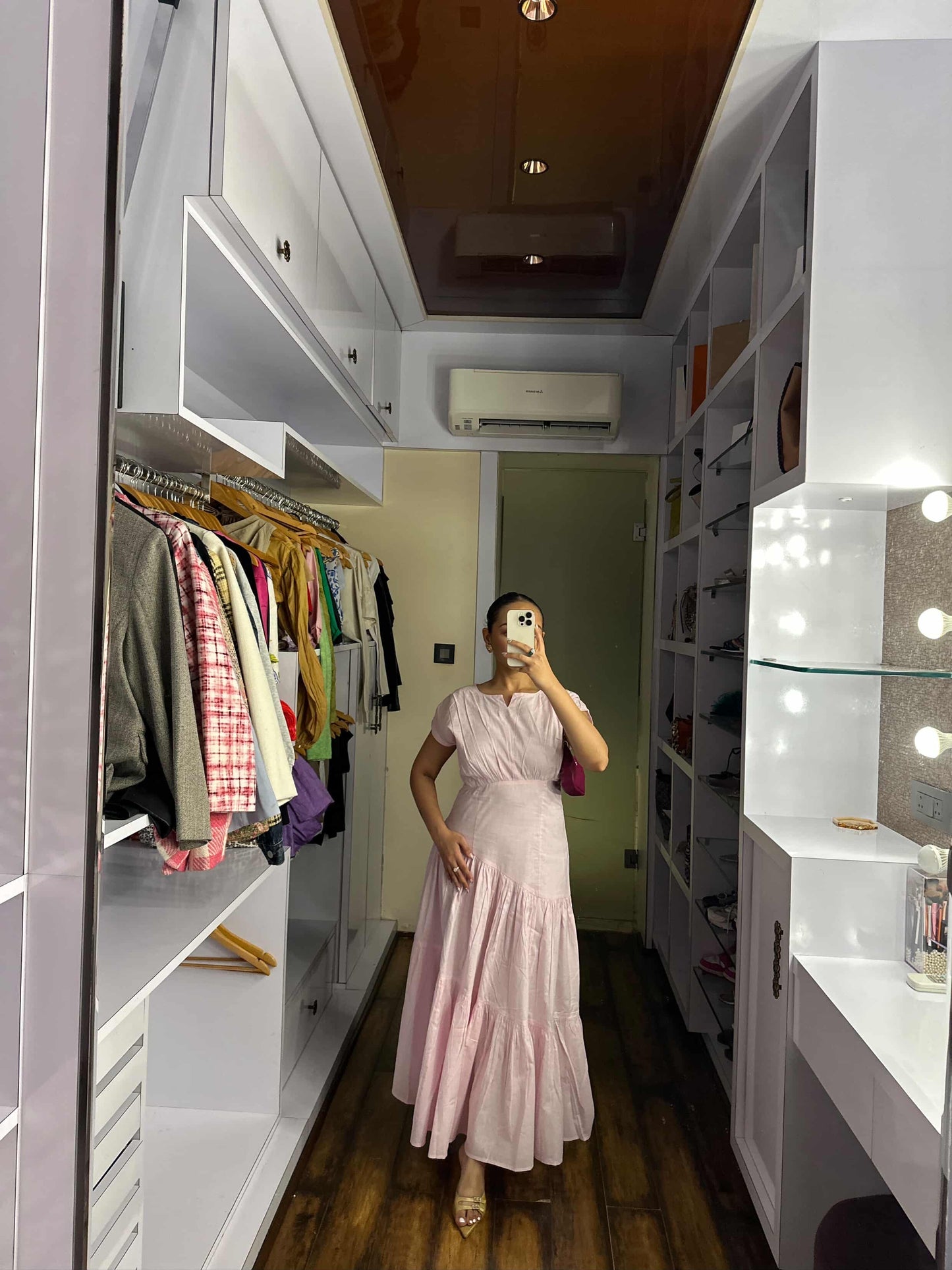 Bubble pink dress