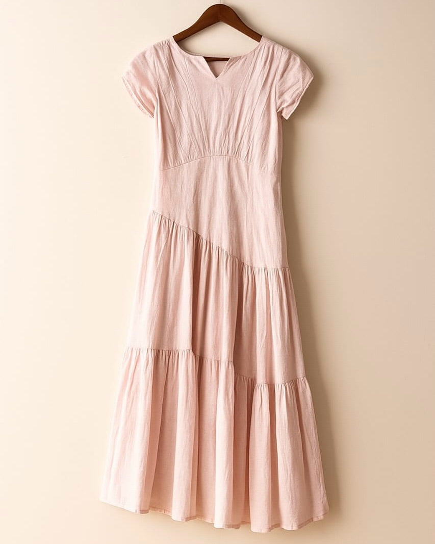 Bubble pink dress