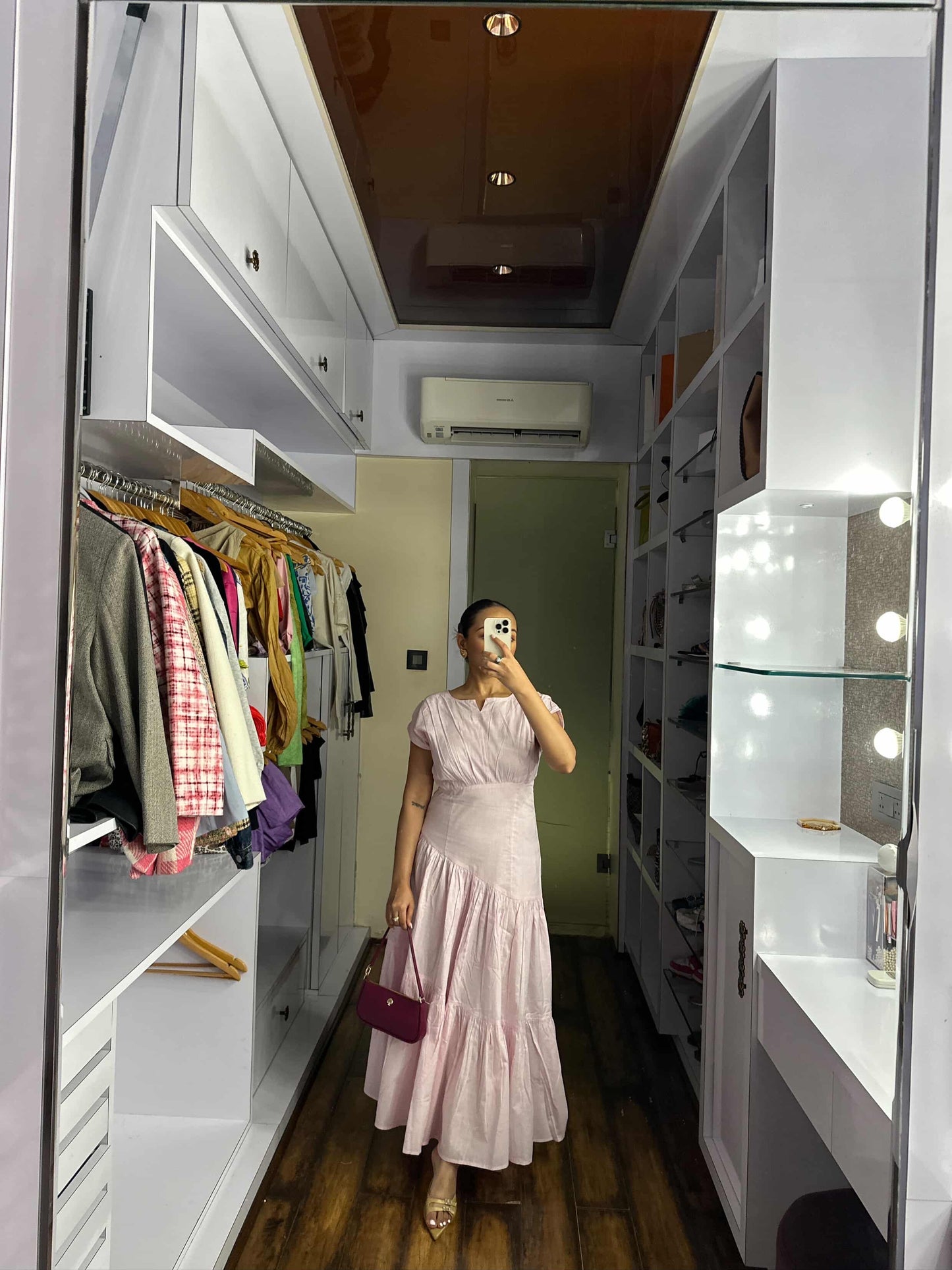 Bubble pink dress