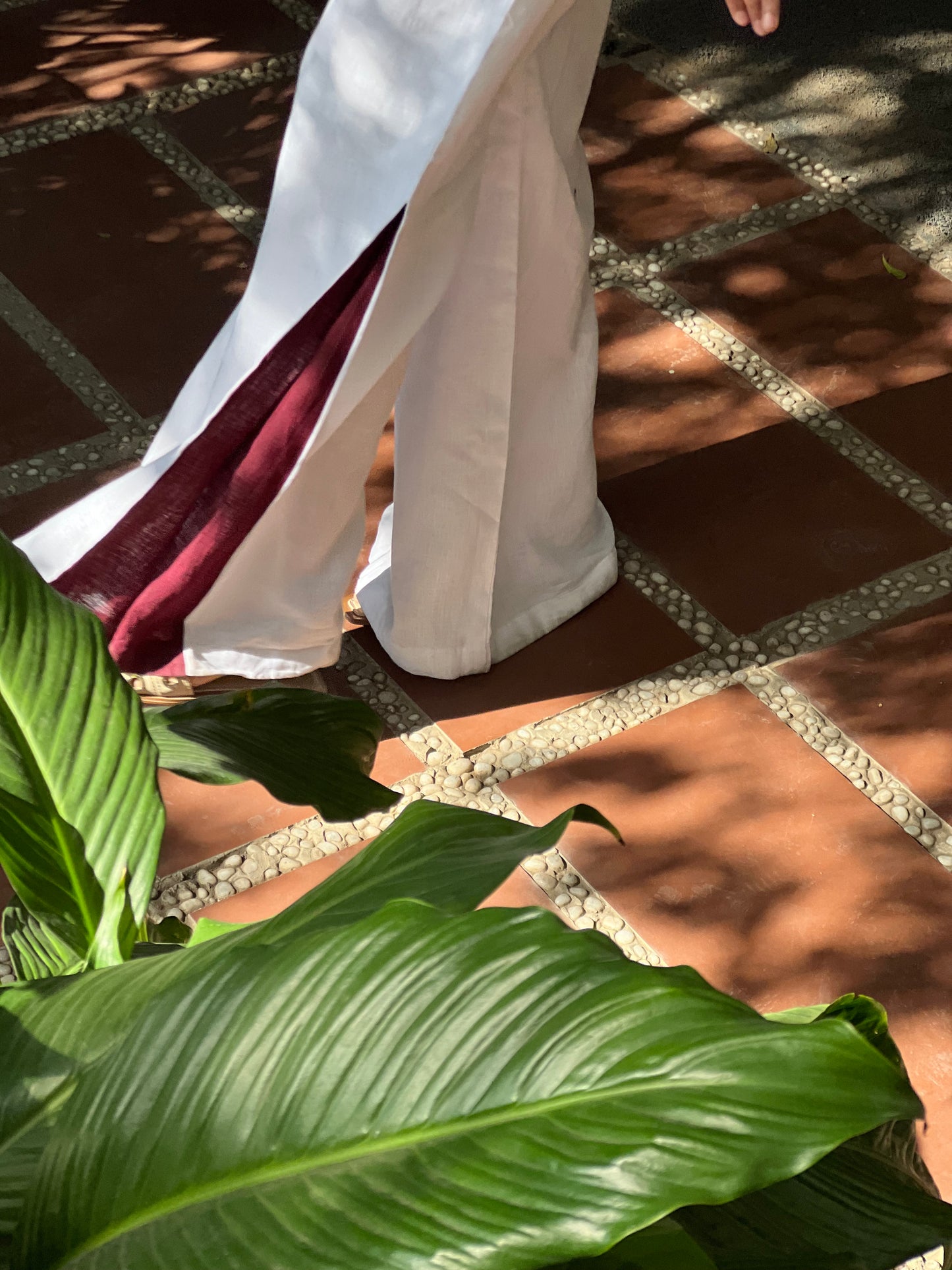 Wine & cheese trousers