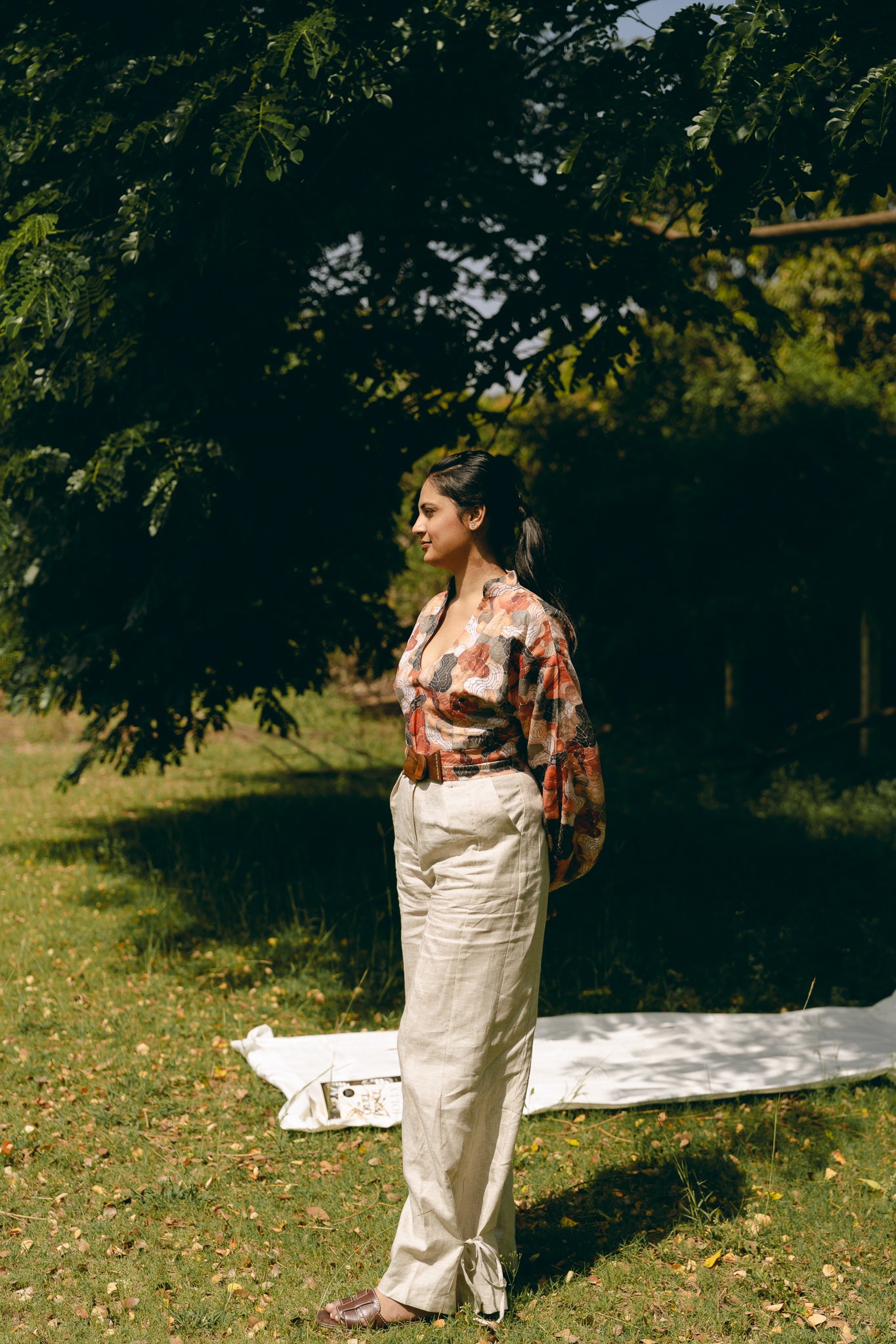 Zesty orange trousers