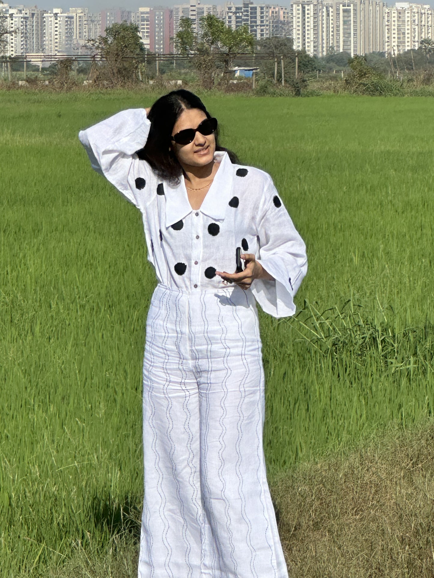 Young bold women set