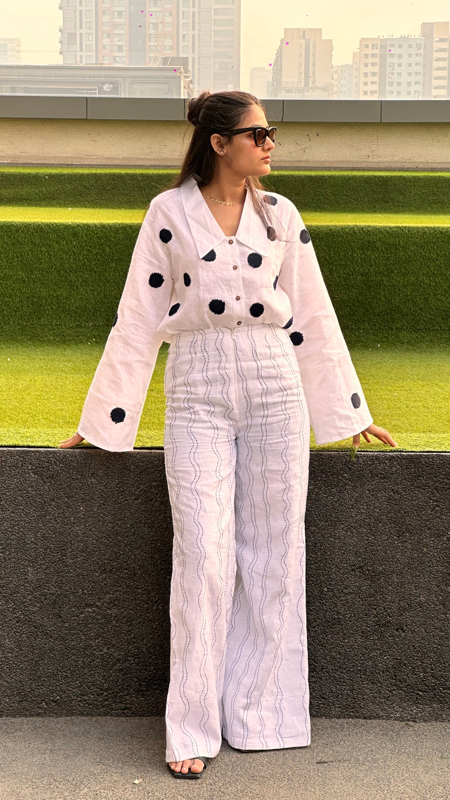 Young bold women set